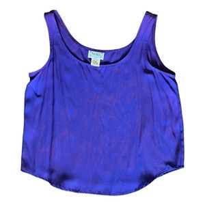 Vintage Purple Acid Wash Tank